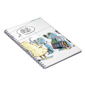 Mouse Crimes von Rick London Funny Notizblock (Rechte Seite)