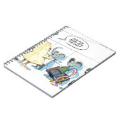 Mouse Crimes von Rick London Funny Notizblock (Linke Seite)
