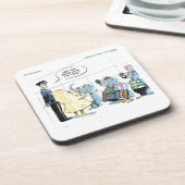Mouse Crimes von Rick London Funny Untersetzer (Linke Seite)