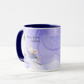 Mouse Dandelion Jeden Traum Einfach Inspiration Tasse (Vorderseite Links)