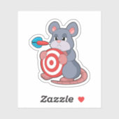 Mouse Darts Dart Dartboard Aufkleber (Blatt)