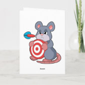 Mouse Darts Dart Dartboard Karte (Rückseite)
