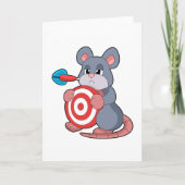 Mouse Darts Dart Dartboard Karte (Vorderseite)