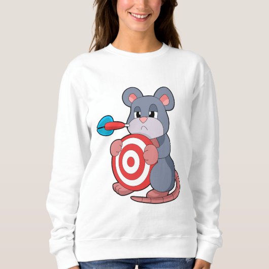 Mouse Darts Dart Dartboard Sweatshirt (Vorderseite)