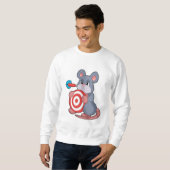 Mouse Darts Dart Dartboard Sweatshirt (Vorne ganz)