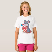 Mouse Darts Dart Dartboard T-Shirt (Vorne ganz)