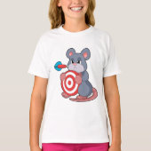 Mouse Darts Dart Dartboard T-Shirt (Vorderseite)