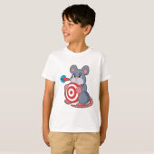 Mouse Darts Dart Dartboard T-Shirt (Vorne ganz)