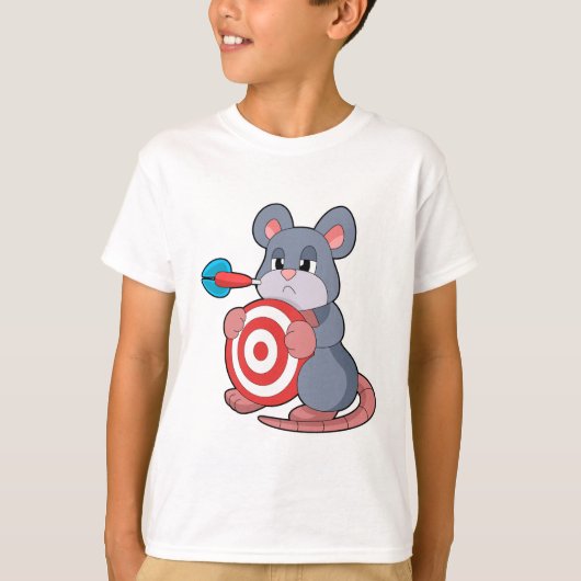 Mouse Darts Dart Dartboard T-Shirt (Vorderseite)
