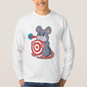 Mouse Darts Dart Dartboard T-Shirt