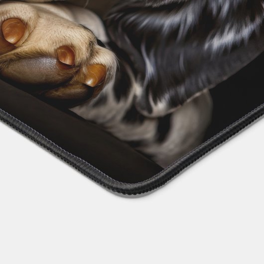 Mouse Desk Mat - Friedlicher Dalmatiner Schlafen Schreibtischunterlage (Ecke)
