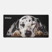Mouse Desk Mat - Friedlicher Dalmatiner Schlafen Schreibtischunterlage (Vorderseite)