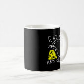 Mouse Eat Cheese And Sin Funny Cheese Lover  Kaffeetasse (VorderseiteRechts)