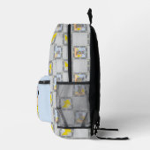 Mouse Eating Cheese Monogram Backpack Bedruckter Rucksack (Rechts)