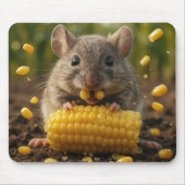 Mouse Enjoying an Ear of Corn Mousepad (Vorne)