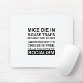 Mouse Fallen mit freiem Käse AKA Sozialismus Mousepad (Mit Mouse)