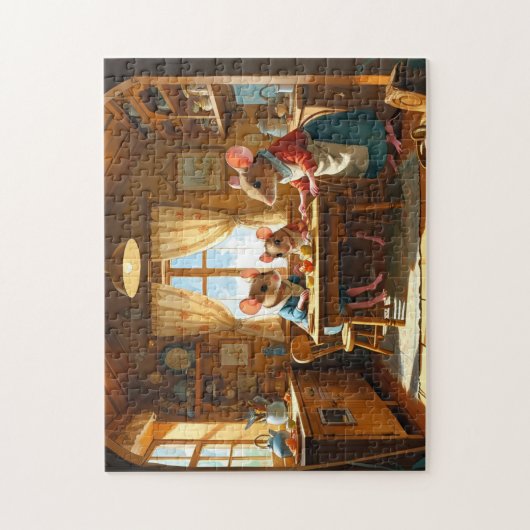 Mouse Family  Puzzle (Vertikal)
