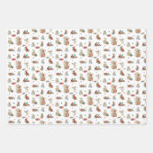 Mouse Family Weihnachten Geschenkpapier Set (Vorderseite 3)