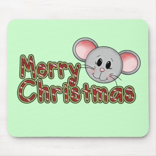 Mouse Frohe Weihnachtsgeschenke und Geschenke Mousepad (Vorne)