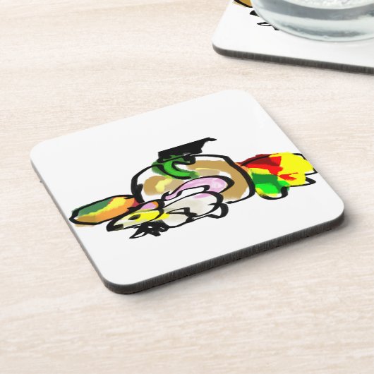 Mouse Herbst Getränkeuntersetzer (Linke Seite)