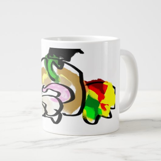 Mouse Herbst Jumbo-Tasse (Vorderseite Rechts)
