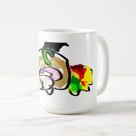 Mouse Herbst Kaffeetasse (VorderseiteRechts)