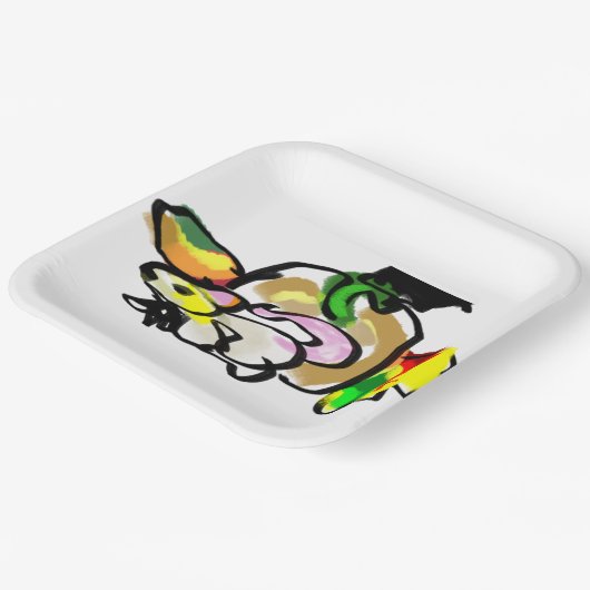 Mouse Herbst Pappteller (Gewinkelt)