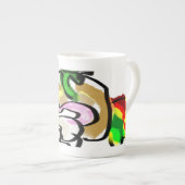 Mouse Herbst Porzellantasse (Vorderseite Rechts)