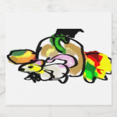 Mouse Herbst Schaumweinetikett (Einzelnes Label)