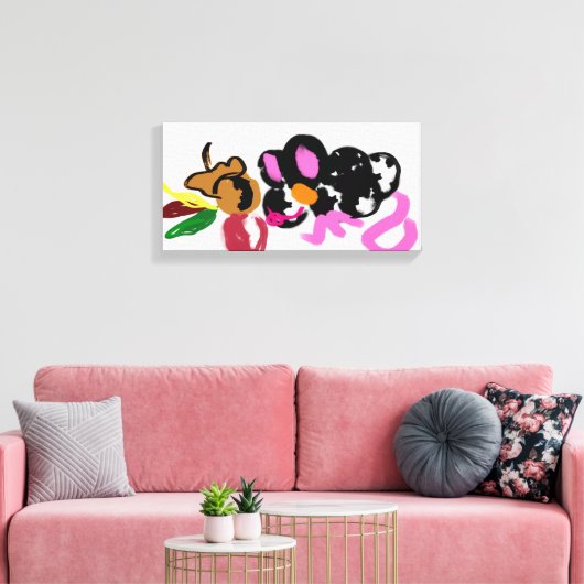 Mouse Herbstspass Leinwanddruck (Insitu (Wohnzimmer))