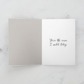 Mouse Holding a Pappe Vielen Dank, dass Sie unterz Karte (Innenseite)