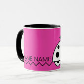 Mouse House BW Magenta Tasse (Vorderseite Links)