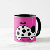 Mouse House BW Magenta Tasse (VorderseiteRechts)