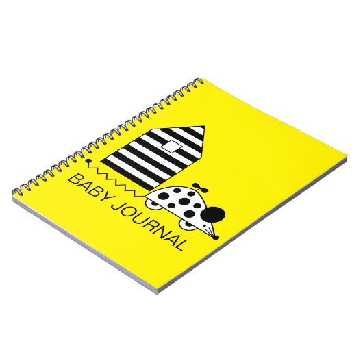 Mouse House Spiral Foto Notebook Notizblock (Linke Seite)