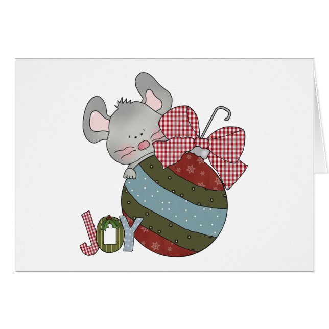 Mouse Joy Holiday T - Shirt und Geschenke (Vorderseite (Horizontal))