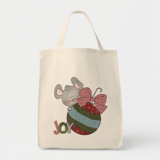 Mouse Joy Holiday T - Shirt und Geschenke Tragetasche (Vorne)
