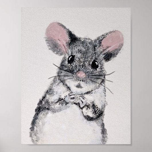 Mouse Kinderzimmer Art Poster (Vorne)