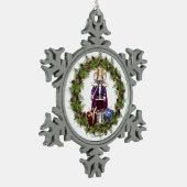 Mouse King Nutcracker Snowflake Ornament (Links)