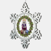 Mouse King Nutcracker Snowflake Ornament (Rechts)