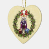 Mouse King Wreath Heart Ornament (Links)