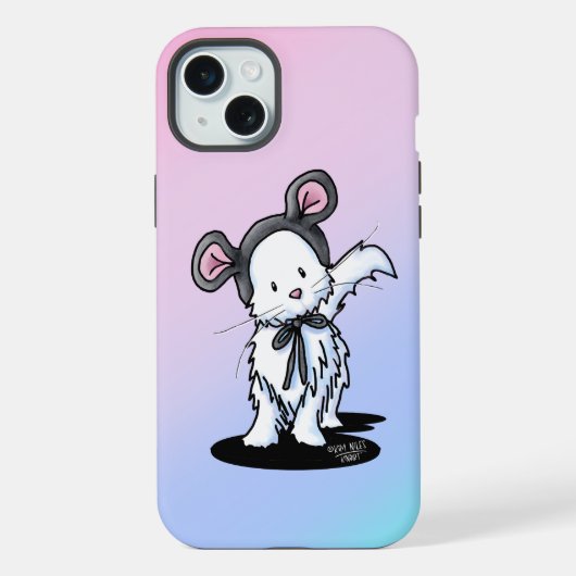 Mouse Kitty KiniArt iPhone Hülle (Rückseite)