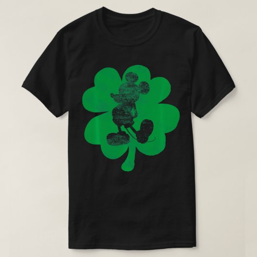Mouse Kleeblatt St Patricks T-Shirt (Design vorne)