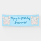 Mouse Mice Birthday Party Banner (Horizontal)