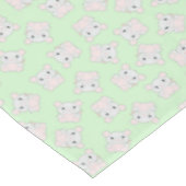 Mouse Mice Geburtstagspartei Grün Tischdecke (Schrägansicht)