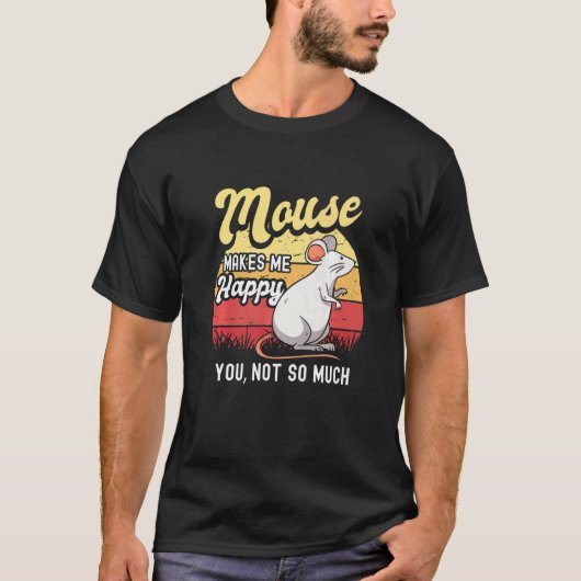 Mouse Mice Rat Gerbil Maus Ratón Pet Rodent Men Wo T-Shirt (Vorderseite)