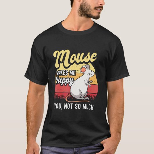 Mouse Mice Rat Gerbil Maus Ratón Pet Rodent Men Wo T-Shirt (Vorderseite)