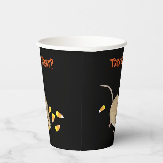 Mouse mit Candy Corns trick oder behandeln Pappbecher (Rechts)