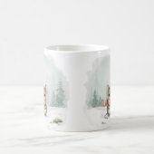 Mouse Mug Cute Watercolor Winter Christmas Gift Wo Kaffeetasse (Mittel)