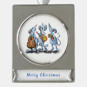 Mouse Music Band Funny Christmas Ornament (Vorderseite)