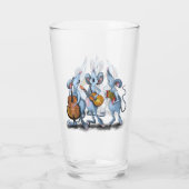 Mouse Music Band Funny Glass Glas (Rückseite)